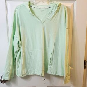 Calvin Klein Light Green Hoodie 2x